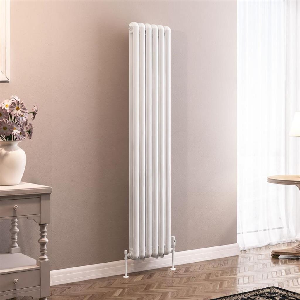 Eastbrook Rubano Straight Vertical Traditional Column Radiator in Glos ...