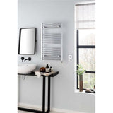 Vogue Ladder Rail Vogue Focus Straight Towel Rail in Chrome 1200 x 300 / Electric Only