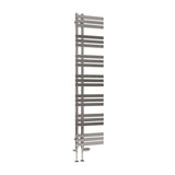 Eastbrook Designer Towel Radiator Eastbrook Leonardo Straight Vertical Heated Towel Rail in Chrome 1800 x 400mm / Electric Only