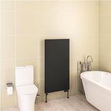 Eastbrook Flat Panel Radiator Eastbrook Wingrave Flat Panel Radiator In Matt Black 1200 x 610 / Dual Fuel