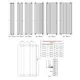Reina Panel Radiator Reina Albano Central Heating Vertical Designer Radiator