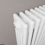 Eastbrook Column Radiator Eastbrook Rivassa Traditional 4 Column Radiator in Gloss White
