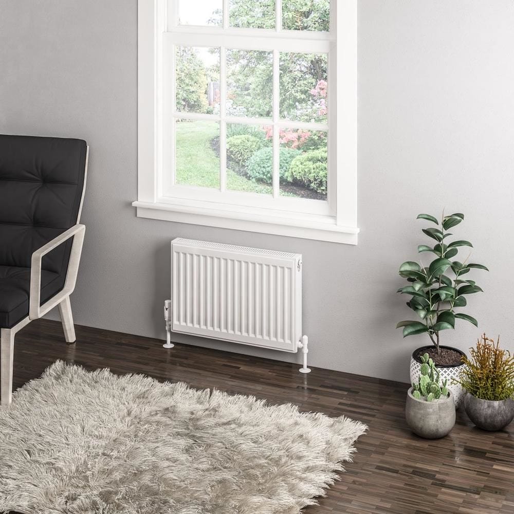 Aquarius Type 11 Compact Panel Radiator In Gloss White