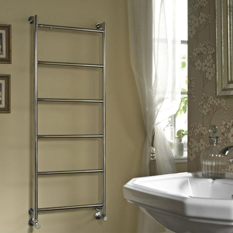 Vogue Ladder Rail Vogue Vivid Straight Heated Towel Rail in Chrome