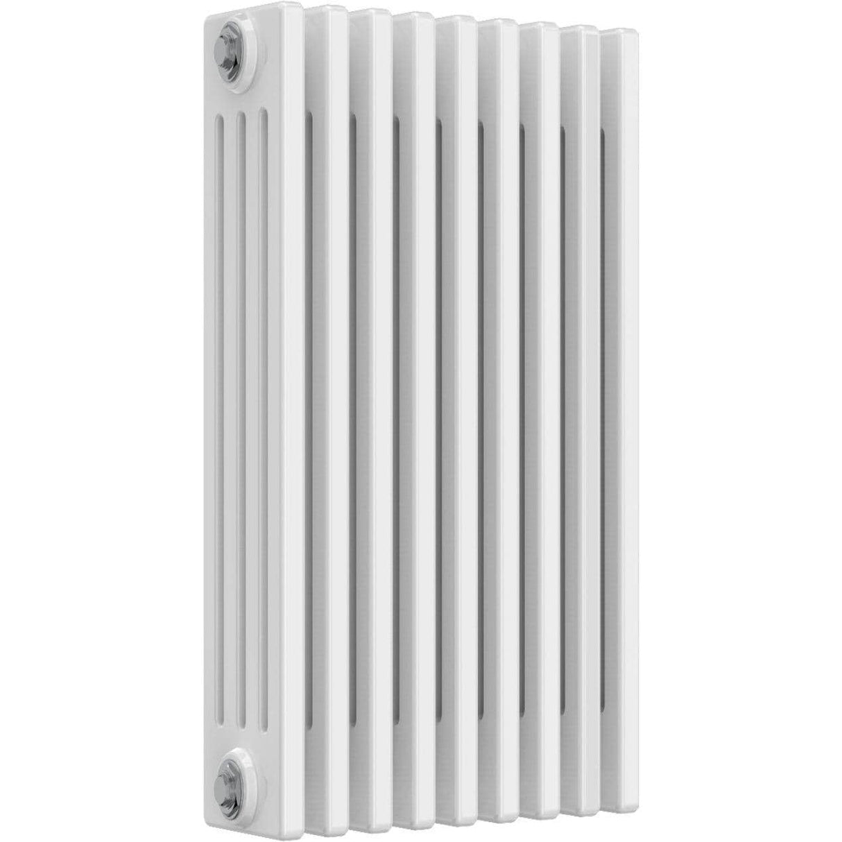 Aquarius Bathrooms Column Radiator Aquarius Foundry Horizontal 4 Column Radiator in White 750mm x 425mm
