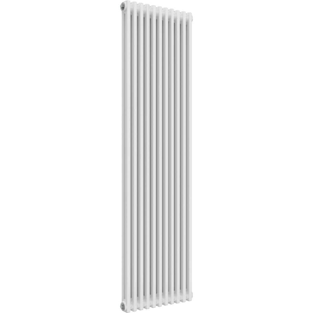 Aquarius Bathrooms Column Radiator Aquarius Foundry Vertical 2 Column Radiator in White 1800 x 515mm