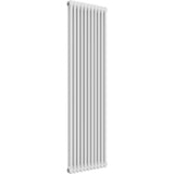 Aquarius Bathrooms Column Radiator Aquarius Foundry Vertical 2 Column Radiator in White 1800 x 515mm