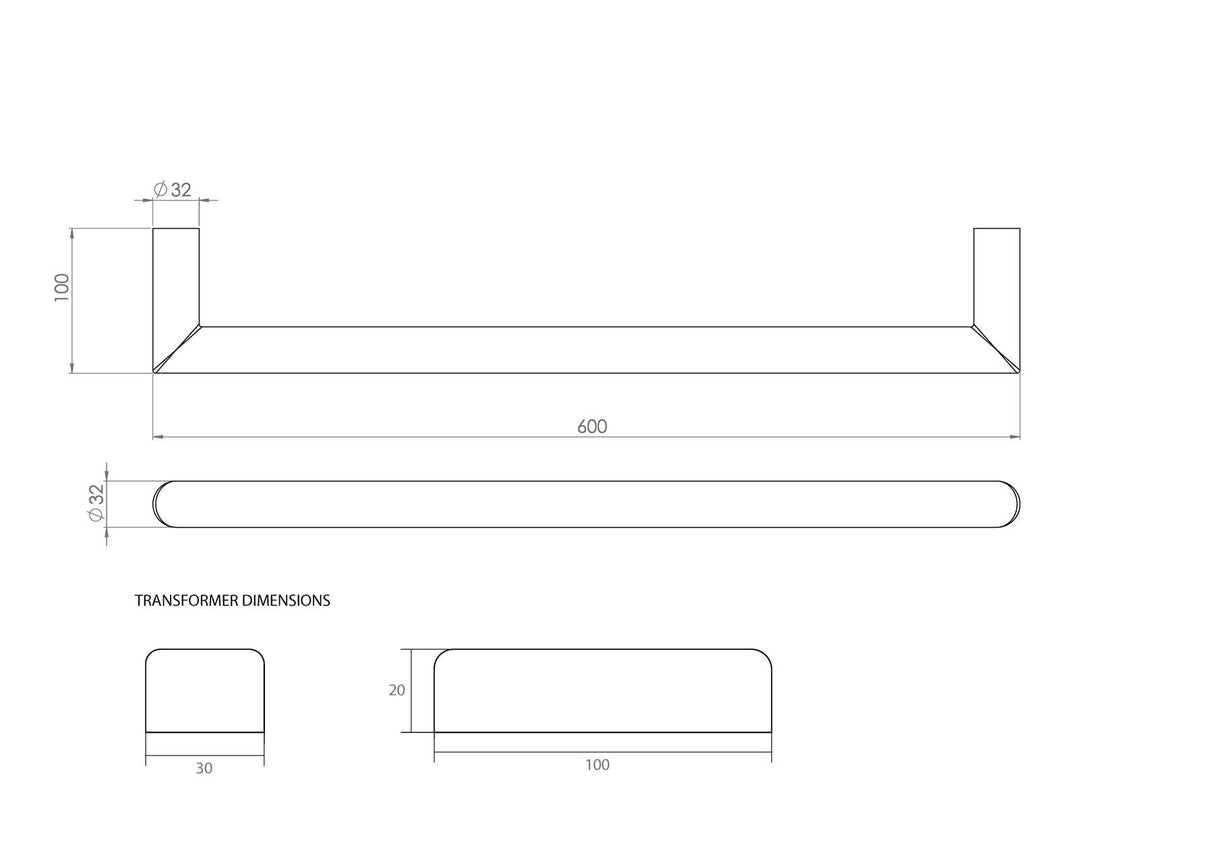 Saneux Ember Solo Dry Electric Towel Rail