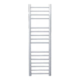 JIS Ladder Rail JIS Sussex Steyning Vertical Stainless Steel Heated Towel Rail 1000 x 300mm / Central Heating / Polished Chrome