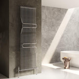 Reina Designer Towel Radiator Reina Aletta Central Heating Towel Radiator - 1800 x 500mm Chrome