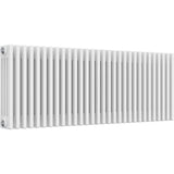 Aquarius Bathrooms Column Radiator Aquarius Foundry Horizontal 4 Column Radiator in White 500mm x 1370mm