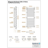 Eastbrook Flat Panel Radiator Eastbrook Wingrave Flat Panel Radiator In Matt Black