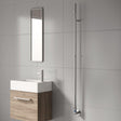 Reina Designer Towel Radiator Reina Ines Dry Electric Designer Towel Pole with Digital Timers - 1500 x 22mm Polished Stainless Steel