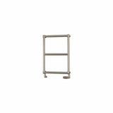 Eastbrook Traditional Towel Rail Eastbrook Stour Vertical Traditional Heated Towel Rail in Brushed Brass 690 x 500 / Dual Fuel