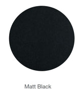 Tissino Hugo2 - Straight Valves with Thermostatic Head - Matt Black - THU-303-MN