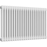Aquarius Bathrooms Column Radiator Aquarius Foundry Horizontal 2 Column Radiator in White 600mm x 965mm