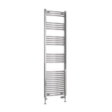 Totally Rads Ladder Rails Eastbrook Wendover Curved Vertical Heated Towel Rail in White