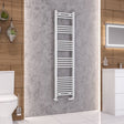 Eastbrook Eastbrook Wendover Straight Vertical Heated Towel Rail - 1600 x 400mm - White