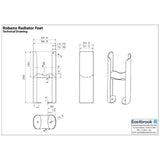 Totally Rads Eastbrook Rubano Radiator Feet (Pair)