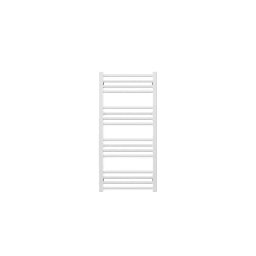 Crosswater Ladder Rail Crosswater MPRO Designer Vertical Towel Radiator in Matt White 900 x 430mm / Dual Fuel