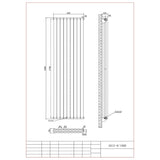 Aquarius Bathrooms Column Radiator Aquarius Athens Double Vertical Column Radiator