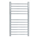 JIS Ladder Rail JIS Sussex Ouse Vertical Stainless Steel Heated Towel Rail 700 x 400mm / Central Heating / Polished Chrome