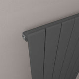 Totally Rads Ladder Rails Eastbrook Wendover Curved Vertical Heated Towel Rail in White