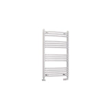 Eastbrook Wendover Curved Vertical Heated Towel Rail in White