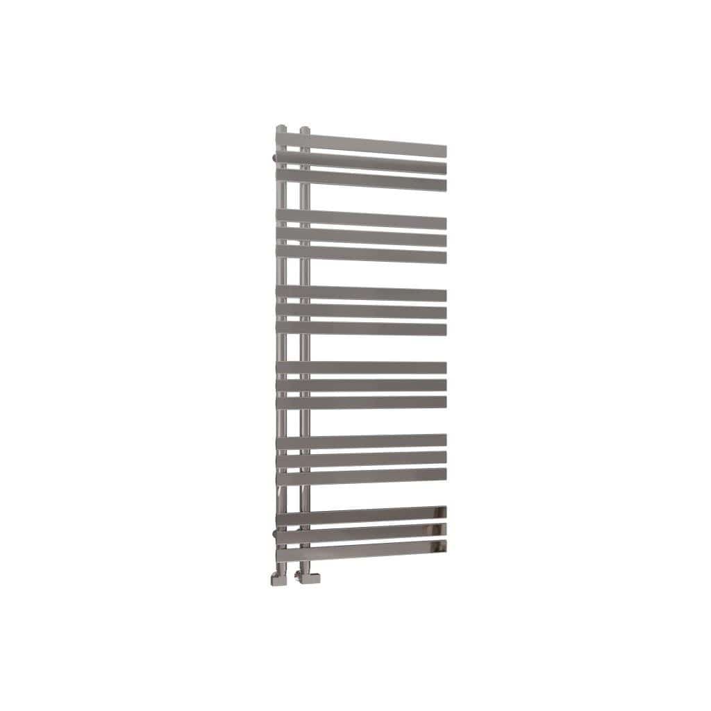 Eastbrook Designer Towel Radiator Eastbrook Leonardo Straight Vertical Heated Towel Rail in Chrome 1450 x 500mm / Dual Fuel