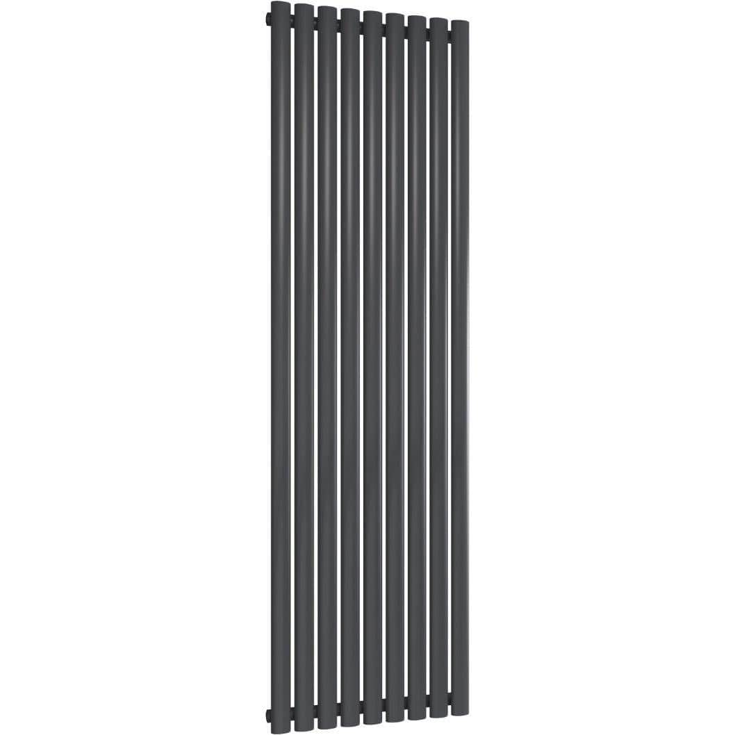 Aquarius Bathrooms Column Radiator Aquarius Athens Single Vertical Column Radiator in Anthracite 1800 x540mm