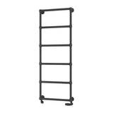 Eastbrook Traditional Towel Rail Eastbrook Stour Vertical Traditional Heated Towel Rail in Anthracite 1550 x 600 / Central Heating